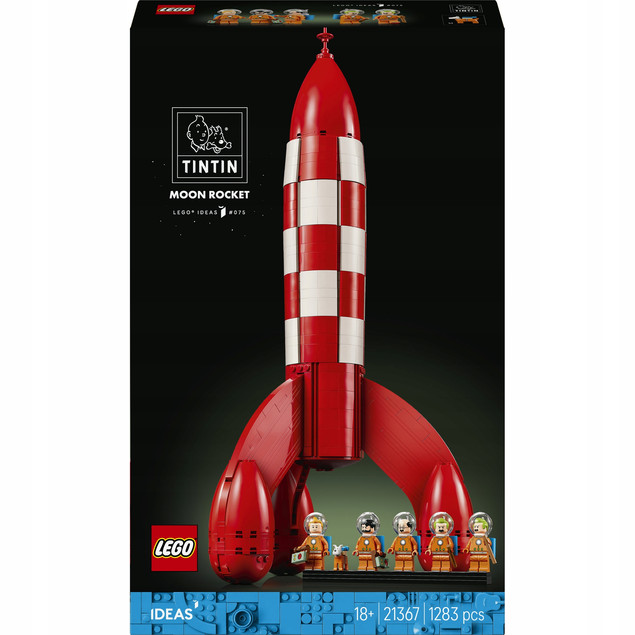 LEGO Ideas 21367 Tintin i Rakieta na Księżyc – Model Kolekcjonerski