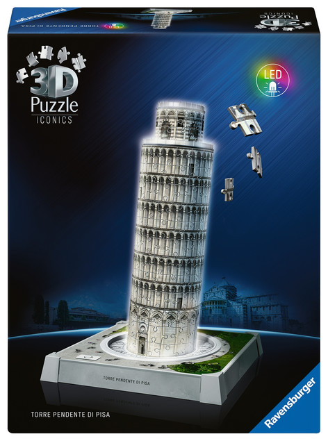 Puzzle 3D Iconics Krzywa Wieża w Pizie Ravensburger