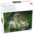 Puzzle 1000 TACTIC Lovers: Łabędź na Jeziorze z Dziećmi