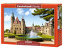Puzzle 1500 Układanka Widok ZAMEK Moszna Ogród Park 9+ Castor