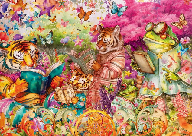 Puzzle Czytelnicy 1000 elementów Ravensburger 018568