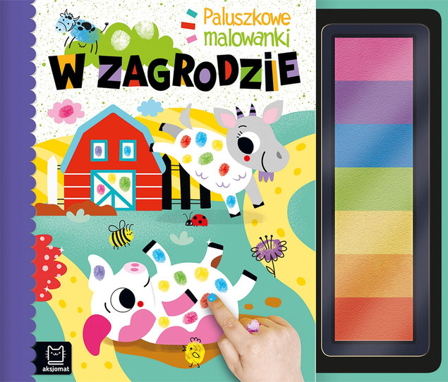 Paluszkowe Malowanki Farma Maluj Rączkami z Tuszem Agnieszka Bator Aksjomat