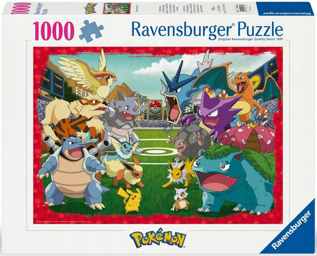 Puzzle RAVENSBURGER Pokemon Ostateczna rozgrywka (1000 elementów)