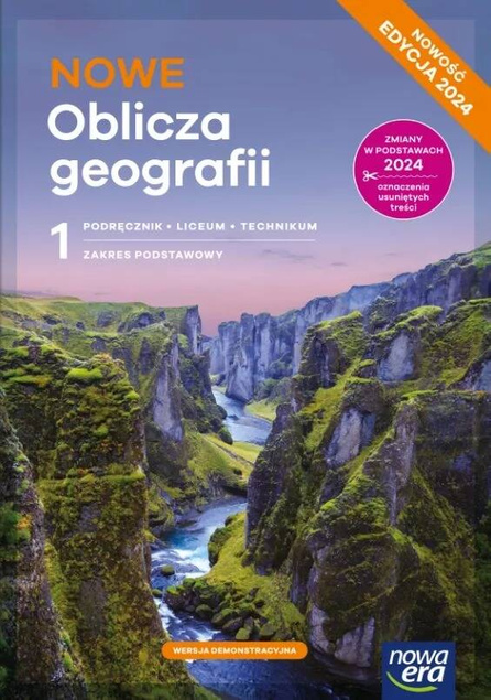 NOWE Oblicza geografii 1 Podręcznik LO ZP Nowa Era