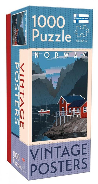 Puzzle 1000 Tactic Vintage Norwegia 67x48cm