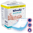 KINDII Podkłady Dla Niemowląt PURE&SOFT 40x60 30szt.