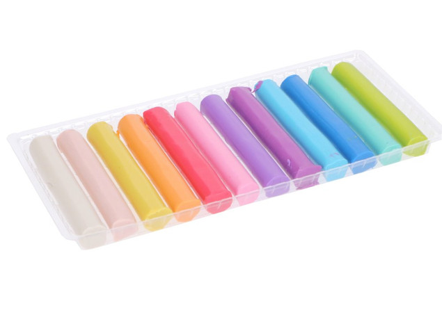 Plastelina Szkolna Pastelowa O Zapachu Limonki 12 Kolorów 3+ Astra