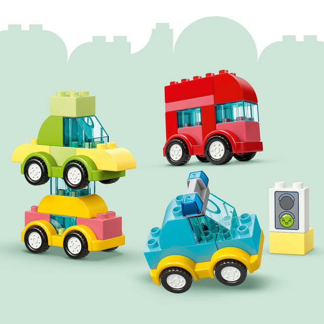 LEGO Duplo 10474 Kreatywne Pojazdy – Zestaw Klocków dla Maluchów