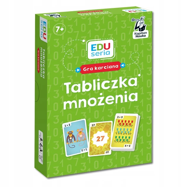 EdUseria. Tabliczka mnożenia. Gra karciana Kapitan Nauka