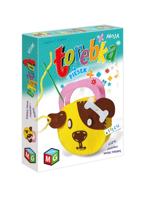 Szycie z filcu Multigra Moja torebka - Piesek
