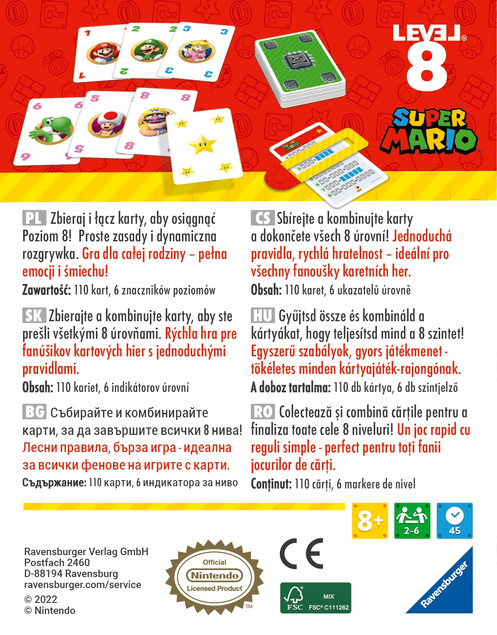 RAVENSBURGER Poziom 8 Super Mario