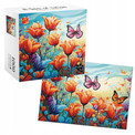 Puzzle Askato 1000 el. Tulipany i Motyl – Koncentracja i Relaks 70x50 cm