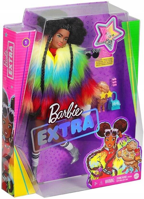 Lalka Barbie Extra Moda z akcesoriami GVR04 Mattel