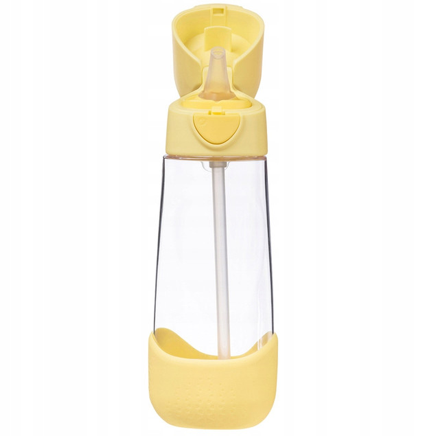 B.Box Bidon Butelka Tritanowa ze Słomką 600 ml Lemon Twist dla Dzieci
