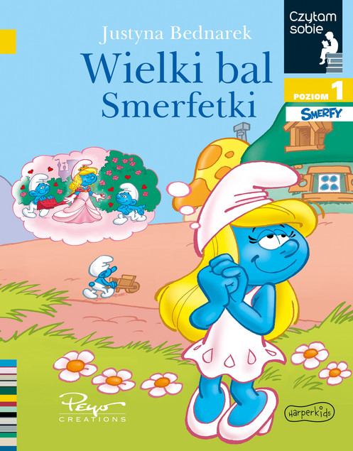 Czytam sobie poziom 1 Wielki bal Smerfetki Justyna Bednarek