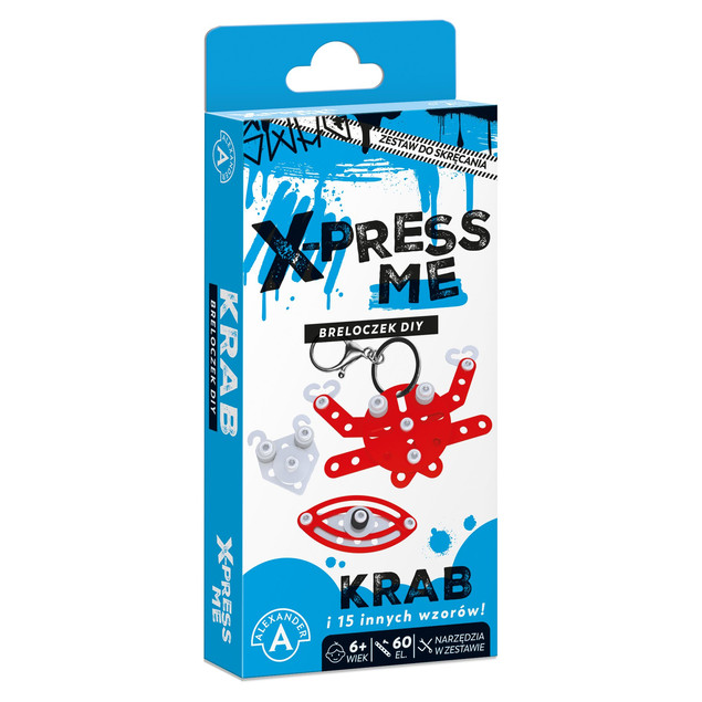 Breloczek Alexander X-PRESS ME KRAB DIY 60 el.