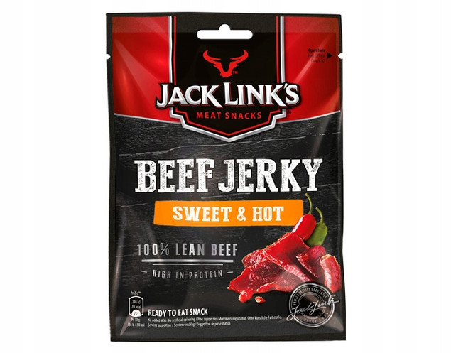 Suszona wołowina Jack Link's Beef Jerky Sweet&Hot 25 g