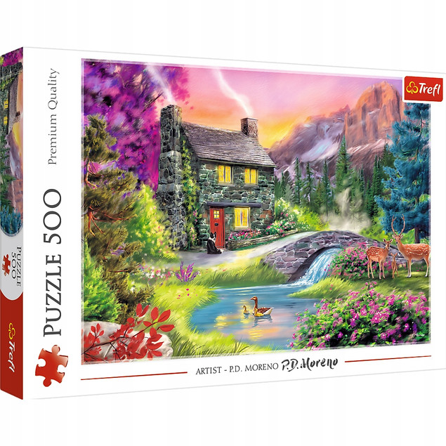 Puzzle Trefl 500 elementów Górska sielanka
