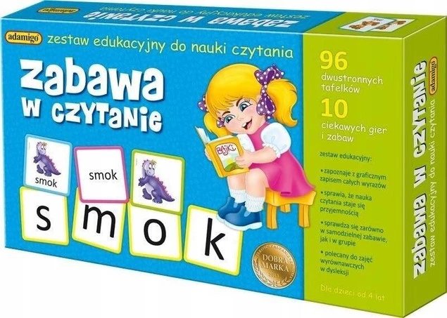 ADAMIGO GRA ZABAWA W CZYTANIE