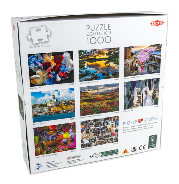 Puzzle 1000 TACTIC Lovers: Łabędź na Jeziorze z Dziećmi