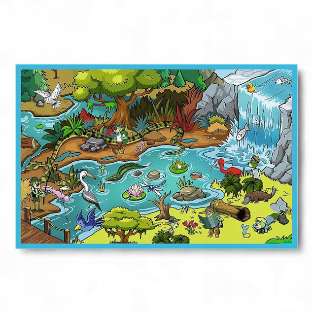 TREFL Puzzle 2x70 Trefliki w Krainie Zwierząt 34445