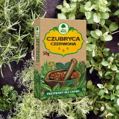 Czubryca czerwona 50g DARY NATURY - zbliżenie