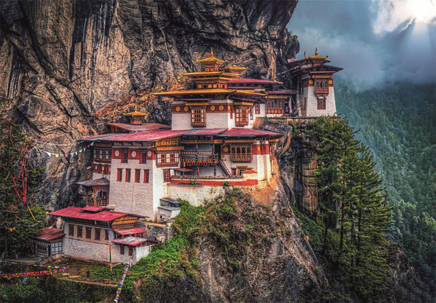 Puzzle 500 The Tigers Nest Clementoni