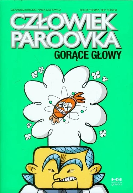 Człowiek Paroovka Gorące głowy - Okładka komiksu