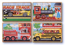 MELISSA Puzzle drewniane - Pojazdy 13794 4w1