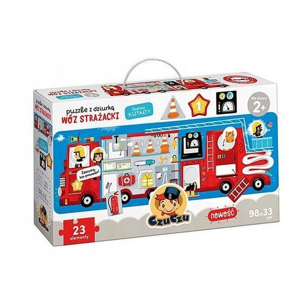 Puzzle z dziurką Wóz Strażacki – CzuCzu