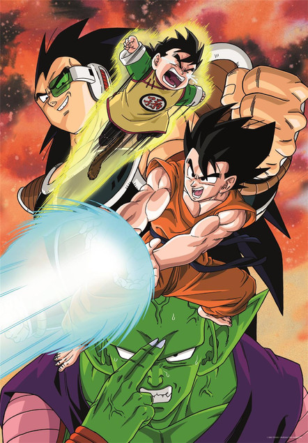 Puzzle 180 Dragon Ball Z Clementoni Super Kolor - Anime Goku
