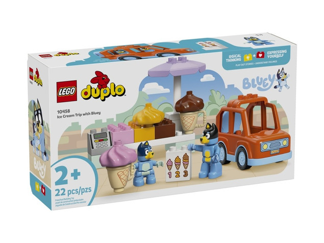 Klocki LEGO DUPLO Bluey i Wycieczka po lodach 10458 (22 el.)