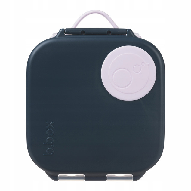 B.box Zestaw Butelka Tritanowa 450ml ze Słomką + Mini Lunchbox Indigo Rose