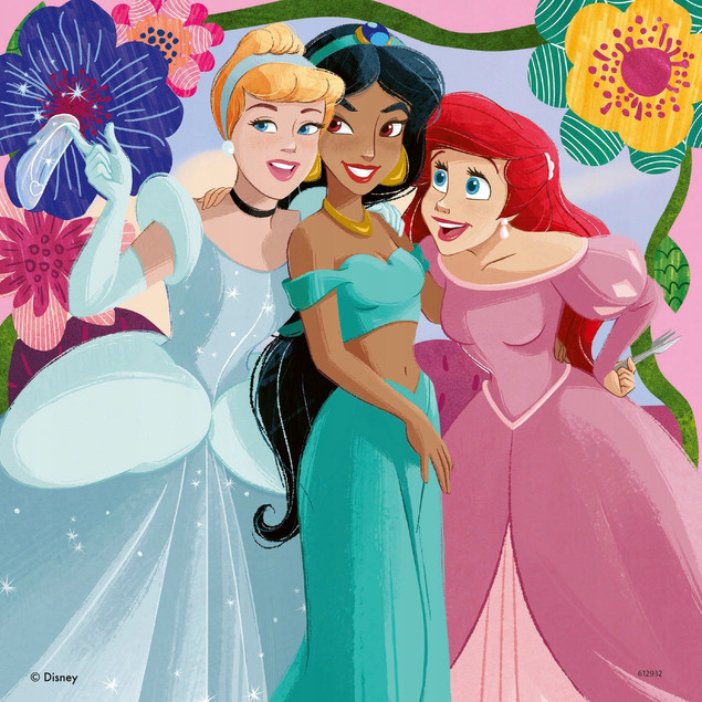 RAVENSBURGER - PUZZLE DISNEY PRINCESS 3x49P