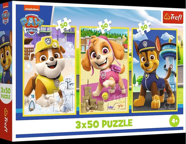 Puzzle 3x50 Nasze pieski Psi Patrol Trefl