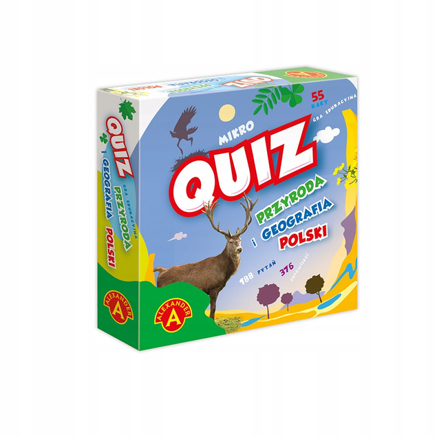 Gra planszowa Mikro Quiz Przyroda i geografia Polski Alexander