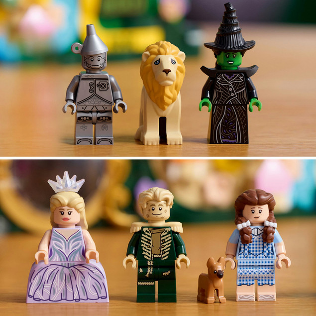 Klocki LEGO Wicked Obraz Emerald City (75685) – 1518 el. Kolekcjonerska Dekoracja