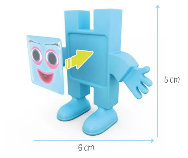 Klocki Meli Emoti Happy Zestaw 12 Figurek Edukacyjnych