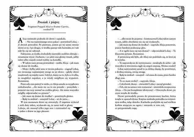 Książka Alicja w Krainie Czarów i Zagadek Gareth Moore Zielona Sowa