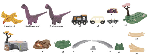 Brio 36094 Zestaw przygodowy dinozaurów