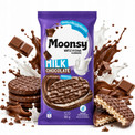 Eurowafel MOONSY Wafle Ryżowe Oblewane Czekoladą Mleczną 65g