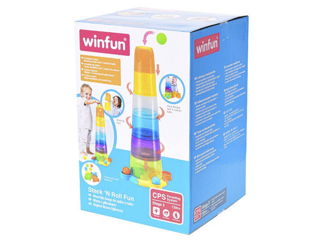 Wieża Z Piłeczkami Piramidka Duża SORTER 12MSmily Play 0737