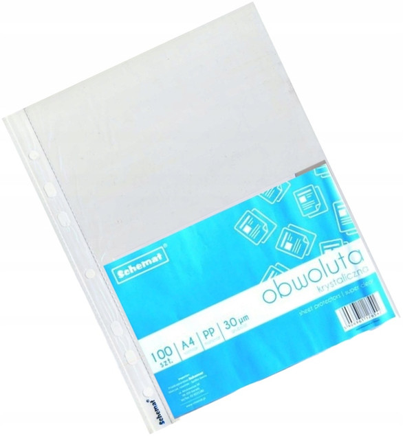 Obwoluta A4 30 mic 100 sztuk Schemat