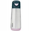 B.box Butelka Termiczna Sportowa z Ustnikiem 500 ml Indigo Rose Stalowa
