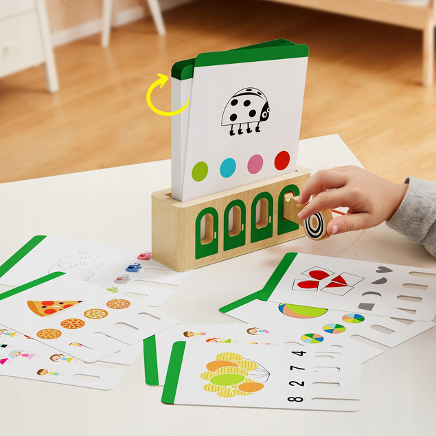 TOPBRIGHT Edukacyjna Logiczna Gra Karciana - Poziom Zaawansowany