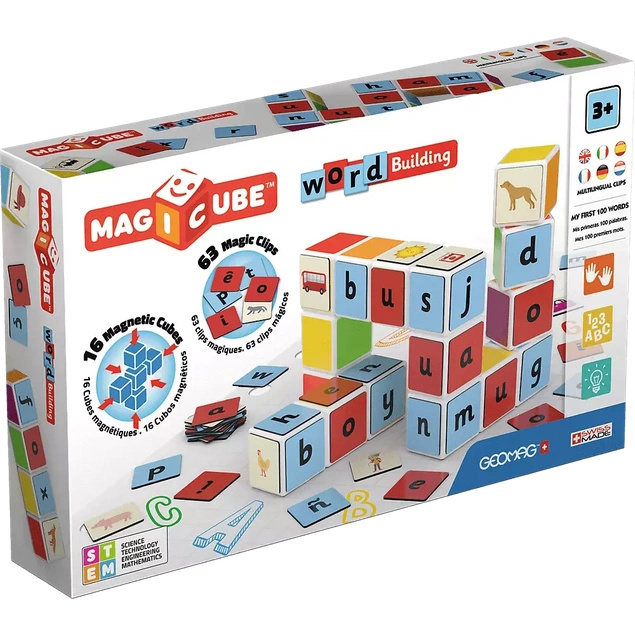 KLOCKI MAGNETYCZNE GEOMAG MAGICUBE 79el G084
