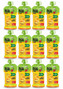 12x BOB SNAIL Smoothie BANAN ANANAS MANGO Bez Dodatku Cukru Mus 120g