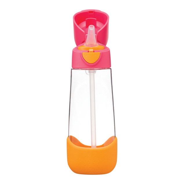 B.Box Bidon Tritanowy 600 ml Strawberry Shake ze Słomką dla Dzieci