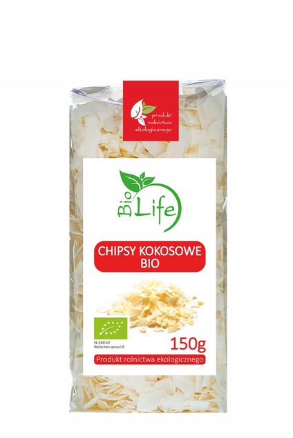 Chipsy kokosowe Biolife 150 g ekologiczne