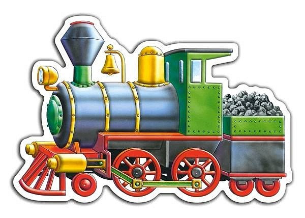 PUZZLE 4W1 MASZYNY POJAZD STRAŻ WYWROTKA 3+ CASTOR